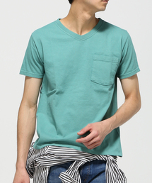 GOOD WEAR / グッドウエア: V-Neck Pocket Tee Slim WHT Tシャツ #