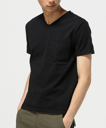 GOOD WEAR / グッドウエア: V-Neck Pocket Tee Slim WHT Tシャツ #