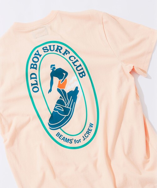 J.CREW(ジェイクルー)の「J.Crew × BEAMS PLUS / PRINT T-SHIRT(Tシャツ/カットソー・メンズ・ベージュ・S/M/L/XL)」の1枚目の写真