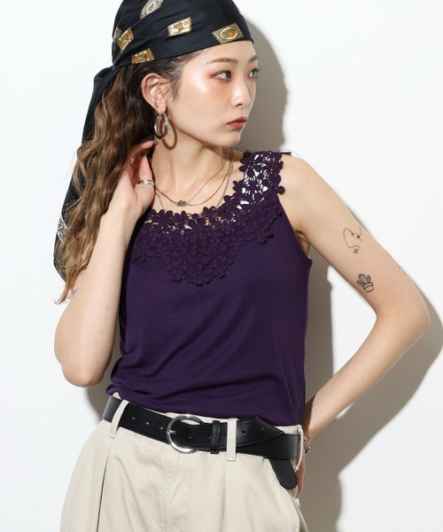 酒田南ユニフォーム一式、ネックウォーマー、シャカシャカ、青べーティー 花柄レースタンクトップ（タンクトップ）｜FUNALIVE（ファン