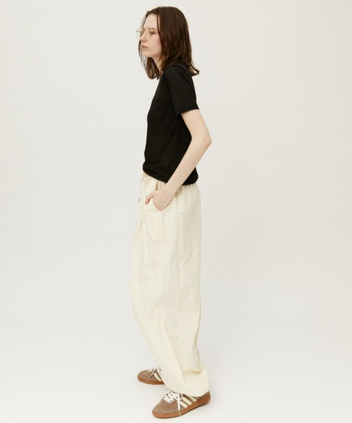 Auntie Rosa Holiday（アンティローザホリデー）の「シアーリブクルーTEE（Tシャツ/カットソー・レディース・ピンク/グリーン/ホワイト/ブラック/グレー/ダークグリーン/ライム・FREE）」の12枚目の写真