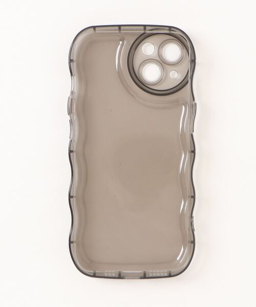 macaroni edge（マカロニエッジ）の「〈macaroni edge/マカロニエッジ〉アクスタ クリアカラー ウェーブ iPhoneケース(iPhoneSE/12/13/13pro/14/14pro/15/15pro/16/16Pro)（スマホケース/カバー・レディース・ホワイト/ブラック・iPhone 7/8/SE(第2/第3世代)/iPhone 12/iPhone 13/iPhone 13 Pro/iPhone 14/iPhone 14 Pro/iPhone 15 Pro/iPhone 15/iPhone 16 Pro/iPhone 16）」の3枚目の写真