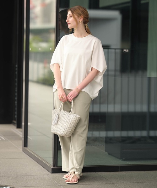 ZAKKA-BOX(ザッカボックス)の「リボントングフラットサンダル(サンダル・レディース・ホワイト/ブラック・24㎝/23.5㎝/24.5㎝/25㎝/23㎝)」の7枚目の写真