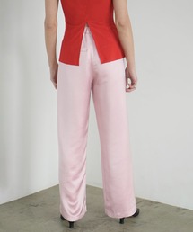 CLANE（クラネ）の「SATIN TUCK PANTS（スラックス）」 - WEAR