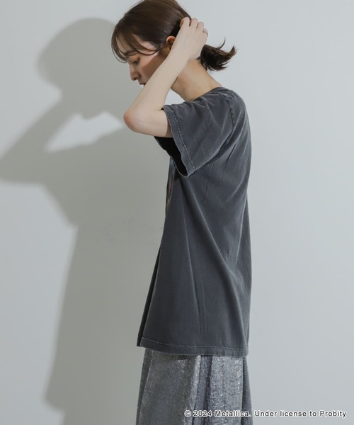 SENSE OF PLACE by URBAN RESEARCH（センスオブプレイスバイアーバンリサーチ）の「『別注』GOOD ROCK SPEED×SOP　METALLICA バンドTシャツ（Tシャツ/カットソー・レディース・ブラック/ネイビー・ONE）」の4枚目の写真