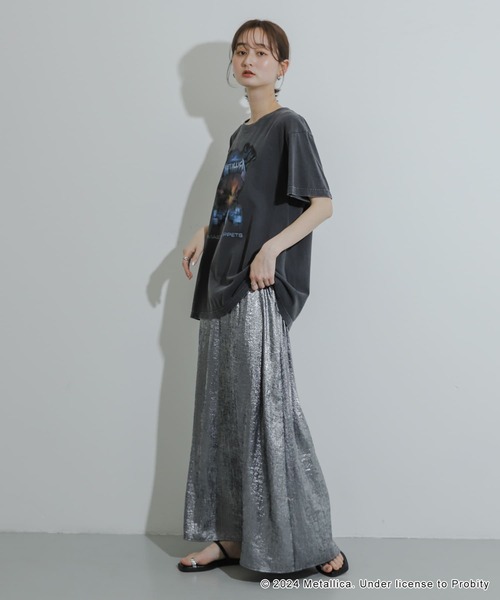 SENSE OF PLACE by URBAN RESEARCH（センスオブプレイスバイアーバンリサーチ）の「『別注』GOOD ROCK SPEED×SOP　METALLICA バンドTシャツ（Tシャツ/カットソー・レディース・ブラック/ネイビー・ONE）」の8枚目の写真