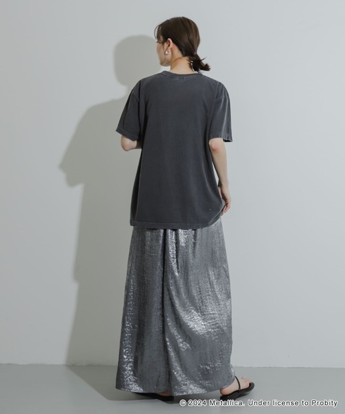 SENSE OF PLACE by URBAN RESEARCH（センスオブプレイスバイアーバンリサーチ）の「『別注』GOOD ROCK SPEED×SOP　METALLICA バンドTシャツ（Tシャツ/カットソー・レディース・ブラック/ネイビー・ONE）」の9枚目の写真