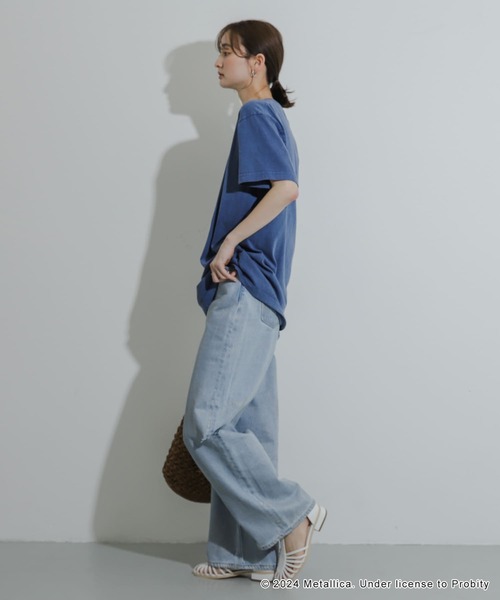 SENSE OF PLACE by URBAN RESEARCH（センスオブプレイスバイアーバンリサーチ）の「『別注』GOOD ROCK SPEED×SOP　METALLICA バンドTシャツ（Tシャツ/カットソー・レディース・ブラック/ネイビー・ONE）」の16枚目の写真