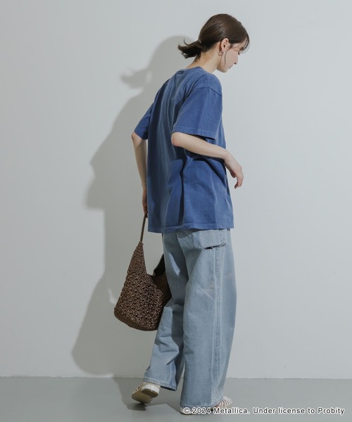 SENSE OF PLACE by URBAN RESEARCH（センスオブプレイスバイアーバンリサーチ）の「『別注』GOOD ROCK SPEED×SOP　METALLICA バンドTシャツ（Tシャツ/カットソー・レディース・ブラック/ネイビー・ONE）」の17枚目の写真