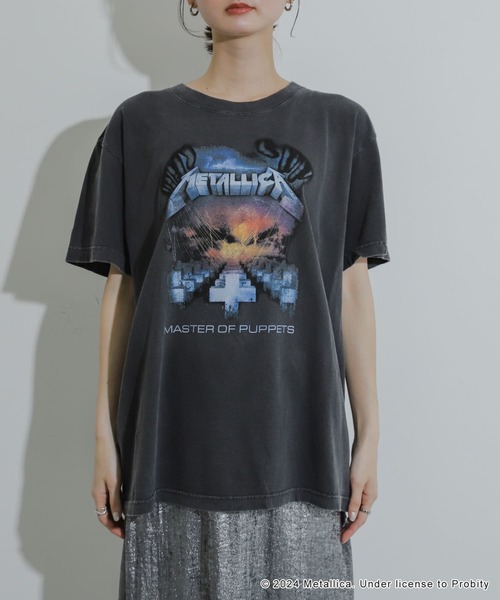SENSE OF PLACE by URBAN RESEARCH（センスオブプレイスバイアーバンリサーチ）の「『別注』GOOD ROCK SPEED×SOP　METALLICA バンドTシャツ（Tシャツ/カットソー・レディース・ブラック/ネイビー・ONE）」の19枚目の写真