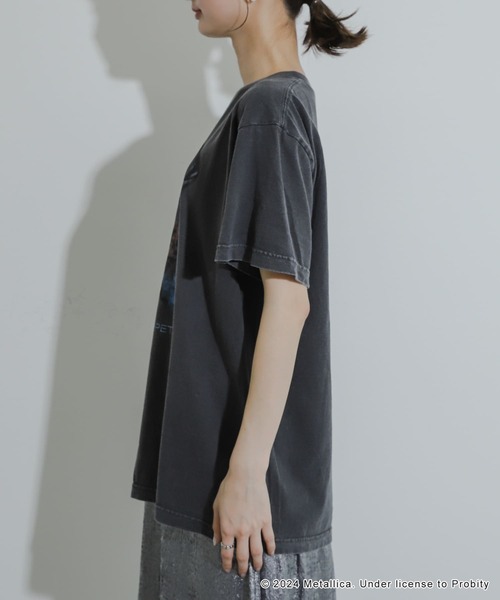 SENSE OF PLACE by URBAN RESEARCH（センスオブプレイスバイアーバンリサーチ）の「『別注』GOOD ROCK SPEED×SOP　METALLICA バンドTシャツ（Tシャツ/カットソー・レディース・ブラック/ネイビー・ONE）」の20枚目の写真