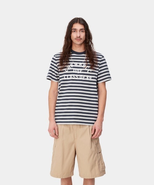 Carhartt WIP(カーハートダブリューアイピー)の「Carhartt WIP S/S SCOTTY ATHLETIC(カーハートワークインプログレス S/S スコッティ アスレチック)(Tシャツ/カットソー・メンズ・ネイビー系/ブラック系/グリーン系・SMALL/MEDIUM/LARGE/X-LARGE)」の3枚目の写真
