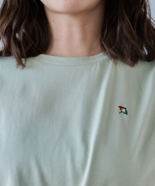 Arnold Palmer(アーノルドパーマー)の「アシメ 前結び Tシャツ(Tシャツ/カットソー・レディース・ブラック/ライトカーキ/ホワイト・L/M/S)」の4枚目の写真