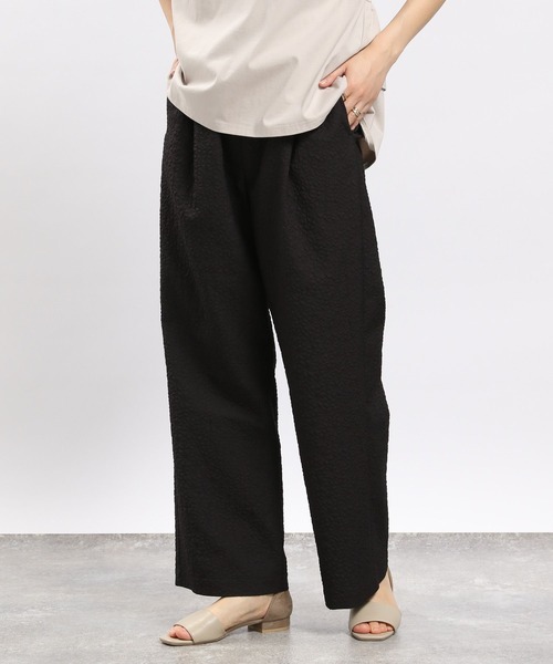 GLOBAL WORK Smile Seed Store（グローバルワーク スマイルシードストア）の「ジャガードリラックスストレートパンツ/114612（その他パンツ・レディース・グレー系その他/グレー系その他2・LARGE/MEDIUM）」の6枚目の写真