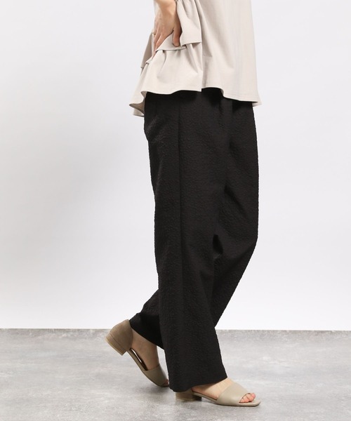 GLOBAL WORK Smile Seed Store（グローバルワーク スマイルシードストア）の「ジャガードリラックスストレートパンツ/114612（その他パンツ・レディース・グレー系その他/グレー系その他2・LARGE/MEDIUM）」の7枚目の写真