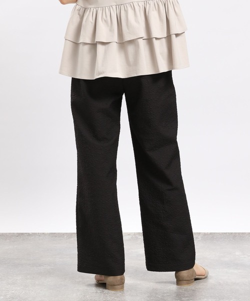 GLOBAL WORK Smile Seed Store（グローバルワーク スマイルシードストア）の「ジャガードリラックスストレートパンツ/114612（その他パンツ・レディース・グレー系その他/グレー系その他2・LARGE/MEDIUM）」の8枚目の写真