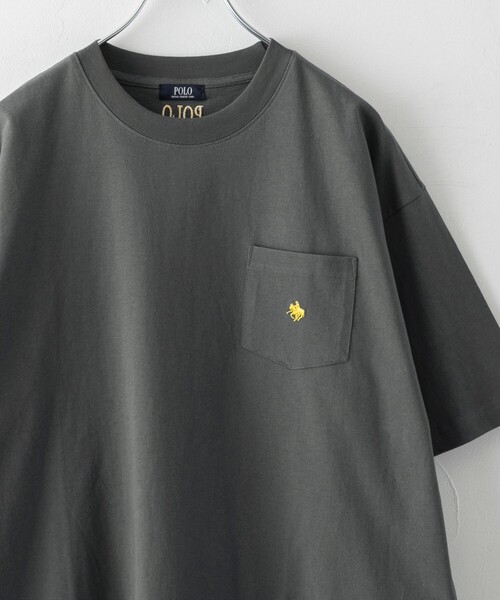 POLO BCS（ポロ ビーシーエス）の「【WEB限定】POLO BCS(ポロ・ビーシーエス)別注グラフィックTシャツ（Tシャツ/カットソー・メンズ・クリーム/ダークグリーン/ダークグレー/ネイビー/その他1/ホワイト・M/L/XL）」の2枚目の写真
