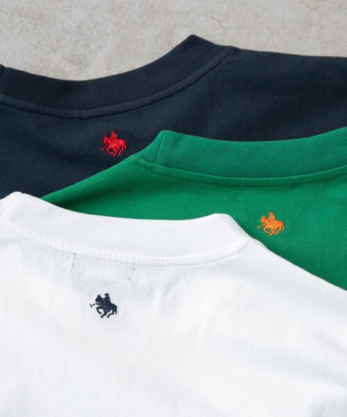 POLO BCS（ポロ ビーシーエス）の「【WEB限定】POLO BCS(ポロ・ビーシーエス)別注グラフィックTシャツ（Tシャツ/カットソー・メンズ・クリーム/ダークグリーン/ダークグレー/ネイビー/その他1/ホワイト・M/L/XL）」の8枚目の写真