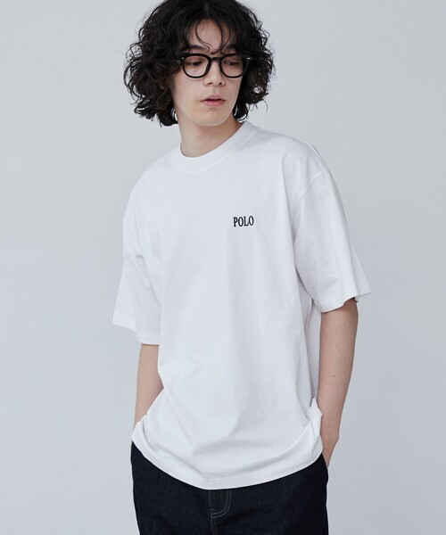 POLO BCS（ポロ ビーシーエス）の「【WEB限定】POLO BCS(ポロ・ビーシーエス)別注グラフィックTシャツ（Tシャツ/カットソー・メンズ・クリーム/ダークグリーン/ダークグレー/ネイビー/その他1/ホワイト・M/L/XL）」の9枚目の写真