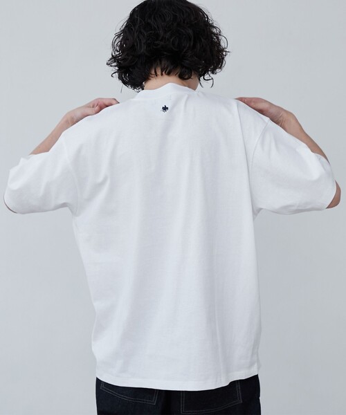 POLO BCS（ポロ ビーシーエス）の「【WEB限定】POLO BCS(ポロ・ビーシーエス)別注グラフィックTシャツ（Tシャツ/カットソー・メンズ・クリーム/ダークグリーン/ダークグレー/ネイビー/その他1/ホワイト・M/L/XL）」の11枚目の写真