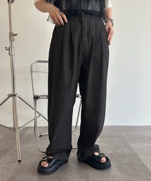 タックワイドデニムパンツ【ZOZOTOWN限定アイテム】