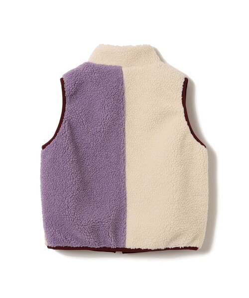 B:MING by BEAMS（ビーミングバイビームス）の「リバーシブル ボア ベスト（100～140cm）（ベスト・キッズ・パープル/グリーン・100/110/120/130/140）」の17枚目の写真