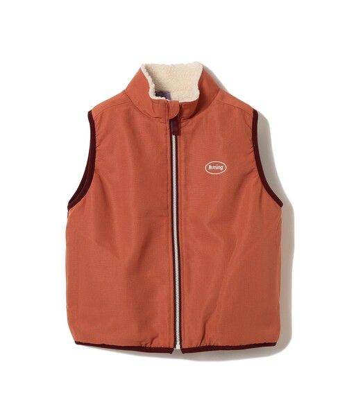 B:MING by BEAMS（ビーミングバイビームス）の「リバーシブル ボア ベスト（100～140cm）（ベスト・キッズ・パープル/グリーン・100/110/120/130/140）」の18枚目の写真