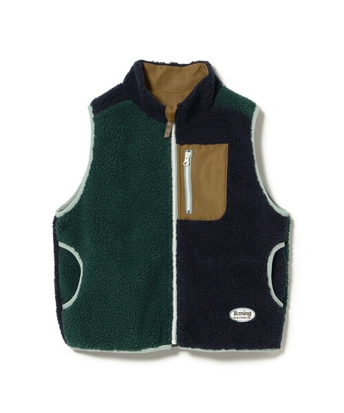 B:MING by BEAMS（ビーミングバイビームス）の「リバーシブル ボア ベスト（100～140cm）（ベスト・キッズ・パープル/グリーン・100/110/120/130/140）」の20枚目の写真