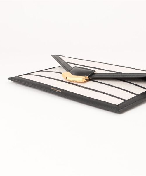 DEMELLIER LONDON（デメリエーロンドン）の「【DEMELLIER/デメリエー】London Clutc クラッチバッグ（トートバッグ・レディース・ストライプ・フリー）」の10枚目の写真