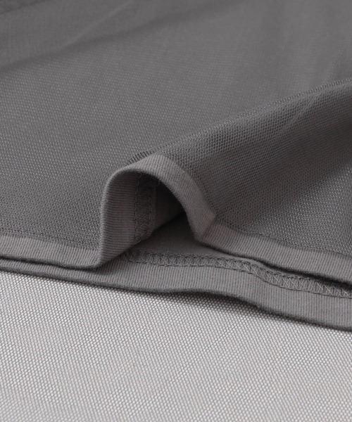 ITEMS URBANRESEARCH(アイテムズ アーバンリサーチ)の「チュールレイヤードハンソデTシャツ(Tシャツ/カットソー・レディース・チャコールグレー/ブラック/オフホワイト・FREE)」の7枚目の写真