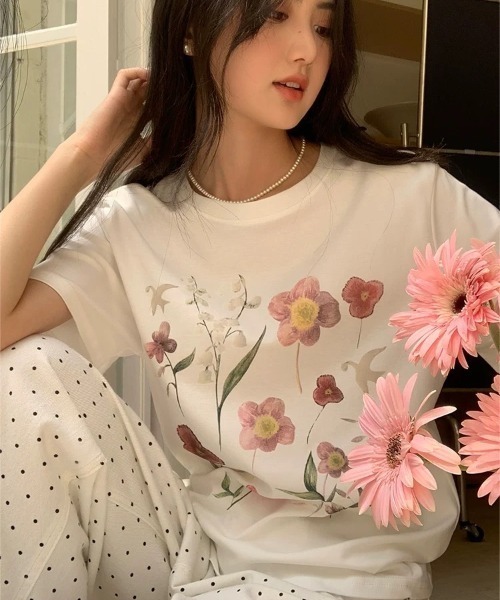 Sibra（シブラ）の「トップス（Tシャツ/カットソー・レディース・ホワイト・M）」の3枚目の写真