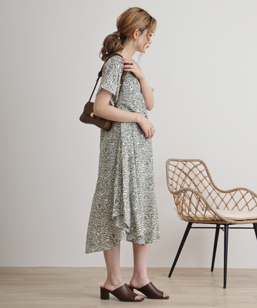 FUNALIVE（ファンアライブ）の「je crois soi レーヨンプリントワンピース（チュニック・レディース・G/A/F/D/C/H/E/Y/B・FREE）」の12枚目の写真