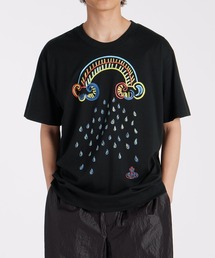 メンズ【VivienneWestwood】ロゴモノグラムコットンTシャツ Vivienne WestwoodMAN ヴィヴィアンウエストウッドマン RONDON