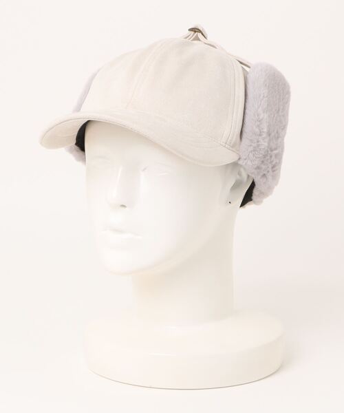 polka polka(ポルカポルカ)の「polka polka / ポルカポルカ フライトファーキャップ SDI(キャップ・レディース・ブラウン/ブラック/アイボリー・FREE)」の2枚目の写真