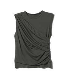 ESTNATION / シルケットベア天竺レイヤードトップス