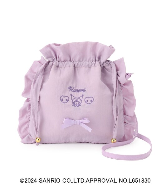 SHOO・LA・RUE（シューラルー）の「◆【サンリオキャラクターズ】フリルポシェット（ショルダーバッグ・キッズ・パープル/サックスブルー・00）」の8枚目の写真