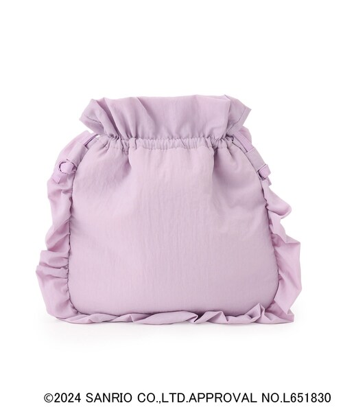SHOO・LA・RUE（シューラルー）の「◆【サンリオキャラクターズ】フリルポシェット（ショルダーバッグ・キッズ・パープル/サックスブルー・00）」の6枚目の写真