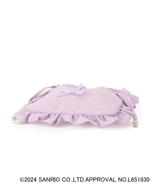 SHOO・LA・RUE（シューラルー）の「◆【サンリオキャラクターズ】フリルポシェット（ショルダーバッグ・キッズ・パープル/サックスブルー・00）」の5枚目の写真