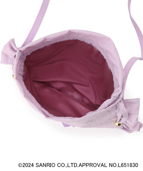 SHOO・LA・RUE（シューラルー）の「◆【サンリオキャラクターズ】フリルポシェット（ショルダーバッグ・キッズ・パープル/サックスブルー・00）」の4枚目の写真