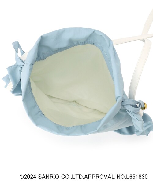 SHOO・LA・RUE（シューラルー）の「◆【サンリオキャラクターズ】フリルポシェット（ショルダーバッグ・キッズ・パープル/サックスブルー・00）」の3枚目の写真