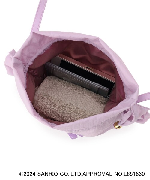 SHOO・LA・RUE（シューラルー）の「◆【サンリオキャラクターズ】フリルポシェット（ショルダーバッグ・キッズ・パープル/サックスブルー・00）」の9枚目の写真