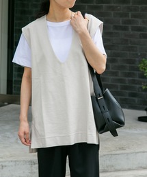 FORK&SPOON | FORK&SPOON　ジャガードVネックプルオーバー(ベスト)