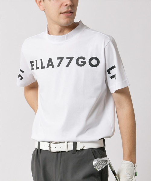stella77golf（ステラセブンティーンセブンゴルフ）の「接触冷感モックネックTシャツ（Tシャツ/カットソー・メンズ・ブルー/ブラック/ホワイト・MEDIUM/LARGE/X-LARGE/XX-LARGE）」の5枚目の写真