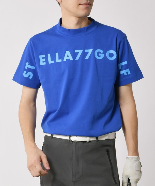 stella77golf（ステラセブンティーンセブンゴルフ）の「接触冷感モックネックTシャツ（Tシャツ/カットソー・メンズ・ブルー/ブラック/ホワイト・MEDIUM/LARGE/X-LARGE/XX-LARGE）」の11枚目の写真
