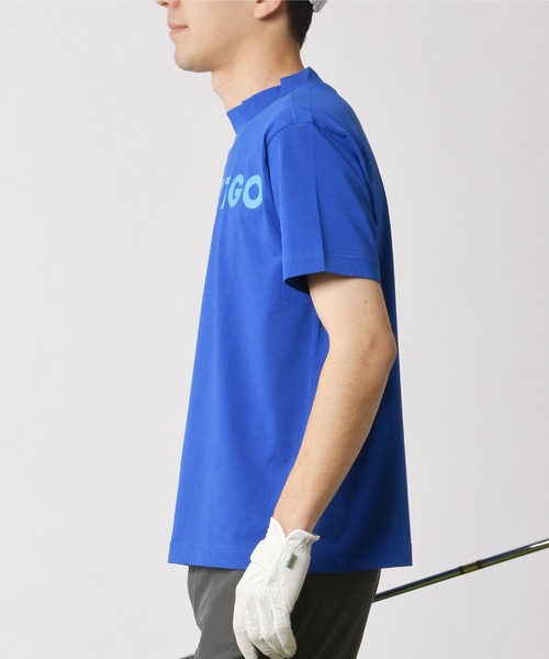 stella77golf（ステラセブンティーンセブンゴルフ）の「接触冷感モックネックTシャツ（Tシャツ/カットソー・メンズ・ブルー/ブラック/ホワイト・MEDIUM/LARGE/X-LARGE/XX-LARGE）」の12枚目の写真