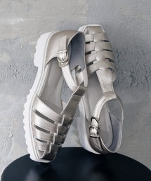 【Made in Japan】【HIMIKO】【撥水】トラックソールグルカサンダル/741209