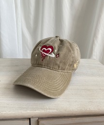 HOOK（フック）の「HOOK　-original-　ハート星刺繍ウォッシュコットンキャップ（キャップ）」