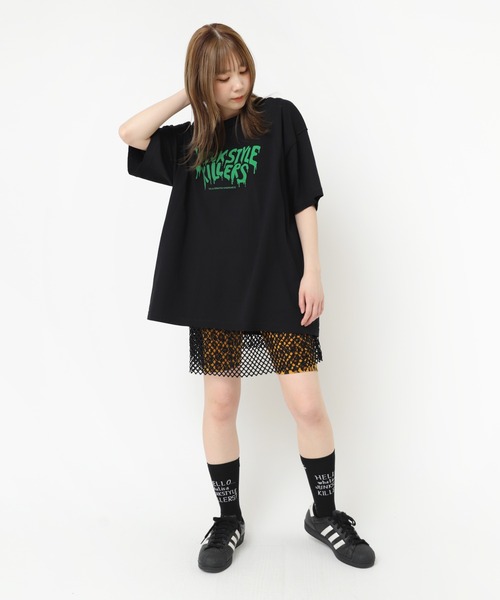 RNA（アールエヌエー）の「E5032 キラーズソックス（ソックス/靴下・レディース・パープル/ホワイト/ブラック/オレンジ・FREE）」の12枚目の写真