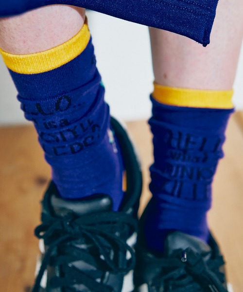 RNA（アールエヌエー）の「E5032 キラーズソックス（ソックス/靴下・レディース・パープル/ホワイト/ブラック/オレンジ・FREE）」の16枚目の写真