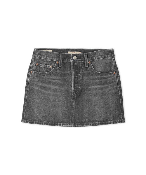 snidel スナイデル（S）刺繍 レース フリル ダメージデニム ミニスカー SNIDEL（スナイデル）の「【SNIDEL/Levi's】デニムミニスカート